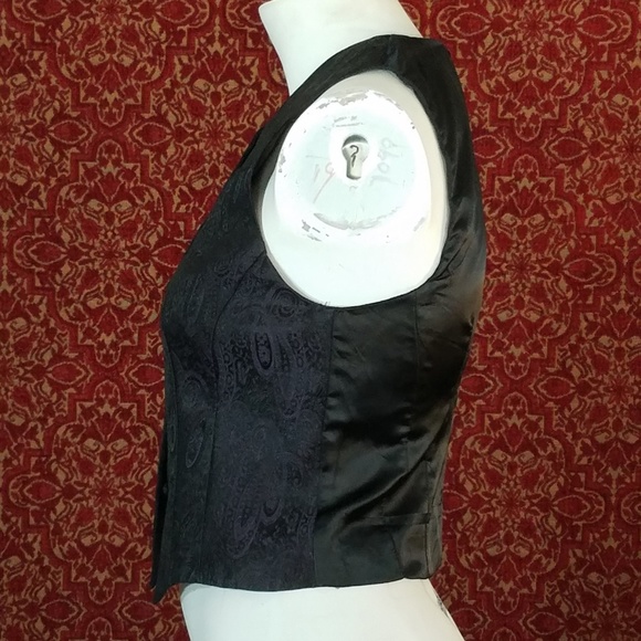 KAREN SCOTT purple paisley vest M✨ - Picture 5 of 6